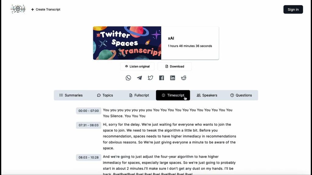 TranscriptLOL screenshot