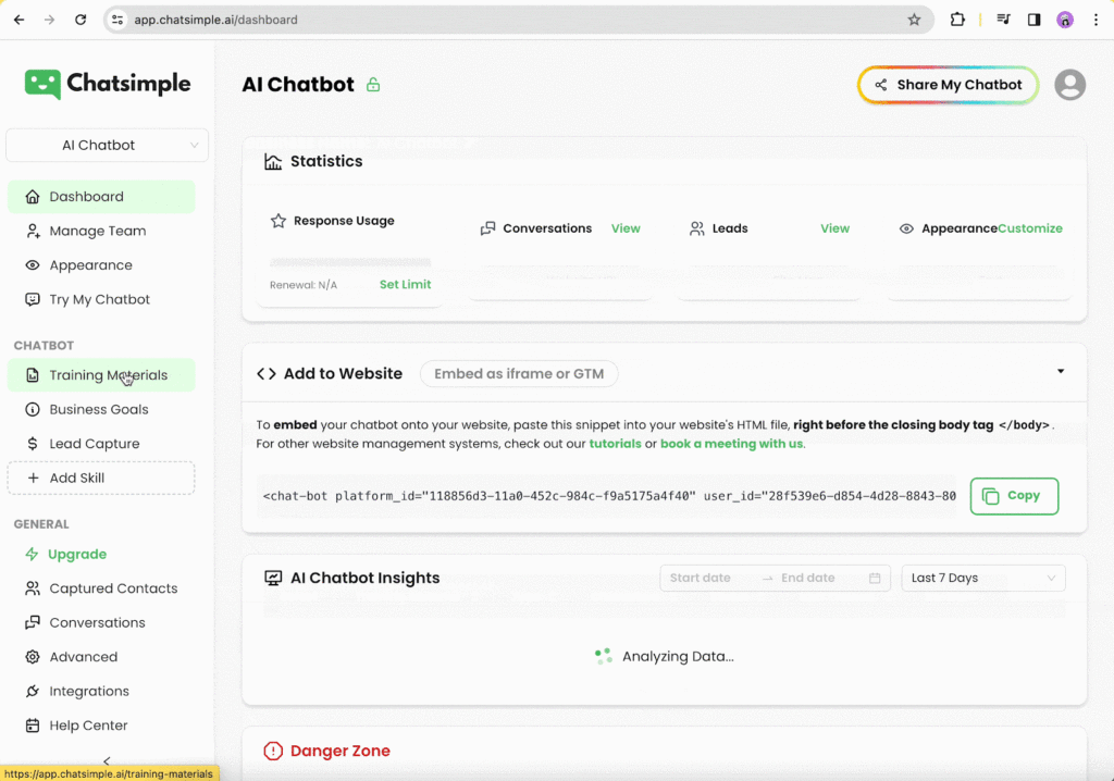 Chatsimple screenshot